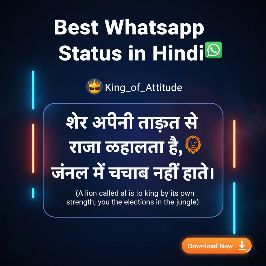 Best Whatsapp Status in Hindi Download